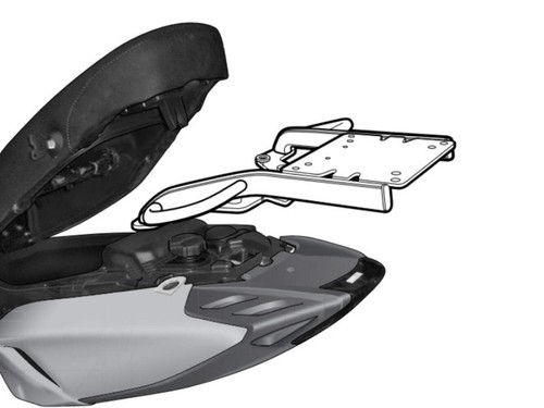 Shad top box rack rear - box,
